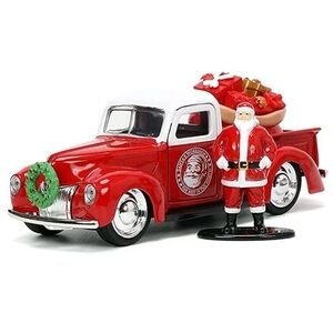 Jada 1:32 Holiday Rides Santa Claus & 1941 Ford Pickup